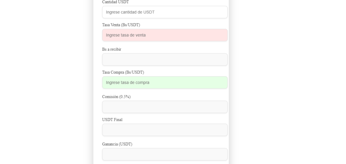 Calculadora de arbitraje p2p
